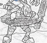 Bionicle Furno sketch template