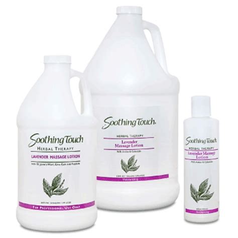 soothing touch herbal lavender lotion at
