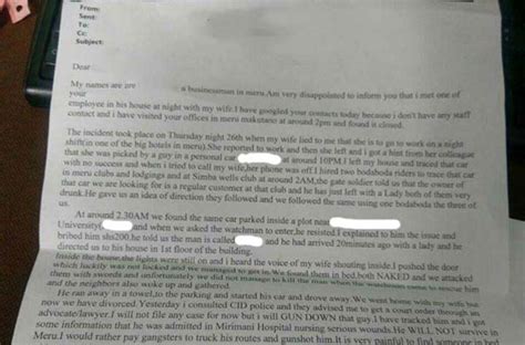 man s letter vowing to kill his adulterous wife s lover