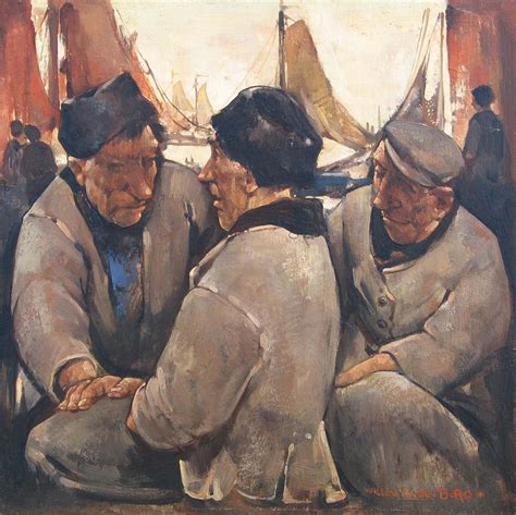 willem van den berg paintings prev  sale fishermen  volendam