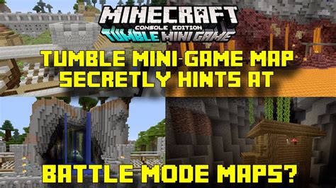 minecraft playstation xbox oneps tumble mini game map secretly