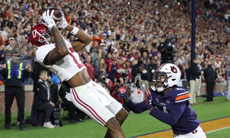 jalen milroes miracle alabama td capped  chaotic iron bowl  win