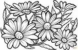 Coloring Daisies Dibujos Margaritas Supercoloring Schablonen Brick Sonnenblumen Sweetest Erwachsenen sketch template