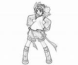 Shodown Samurai Rimururu Coloring Character Pages Another sketch template