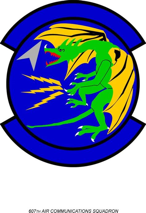 file 607th air communications squadron us air force heraldry of