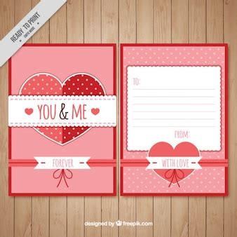 vector romantic love letter template