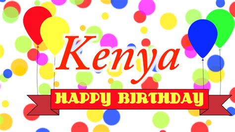 happy birthday kenya song youtube