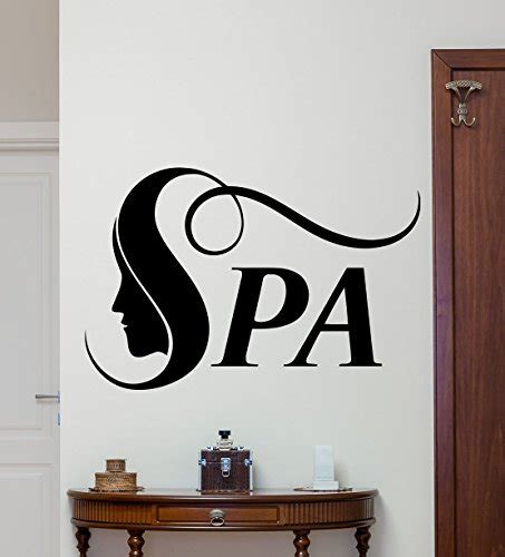spa salon wall decal beauty salon fashion relaxation procedure therapy