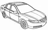 Civic Acura Getdrawings Loudlyeccentric Nsx sketch template
