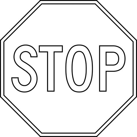 printable stop sign    printable stop sign