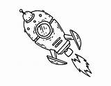 Rocket Space Coloring Colorear Coloringcrew sketch template