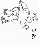 Binky sketch template