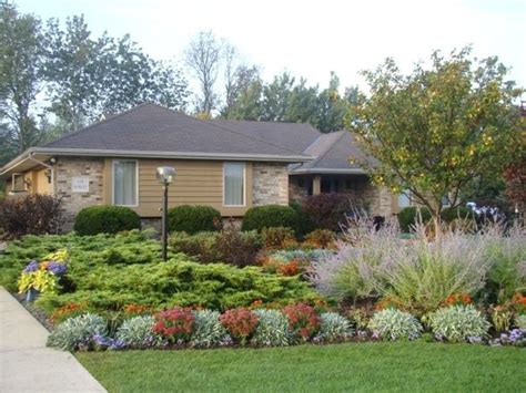 pin   front yard landscaping ranch style home exterior makeover