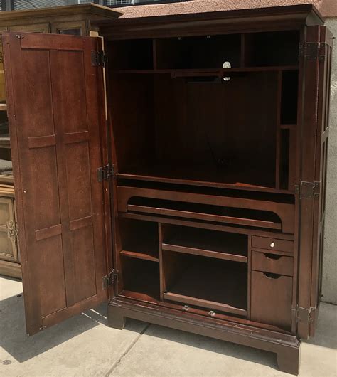 uhuru furniture collectibles reduced  mahogany desk armoire