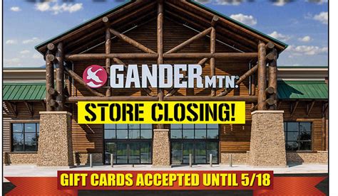 gander mountain advertises   stores  closing   arent