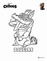 Douglas Coloring Croods Fun Kids Votes sketch template