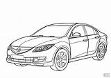 Hatchback Drawing Mazda Pages Coloring Kids Getdrawings sketch template