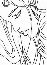 Coloring Pages Savage Sketch Desene Template Face sketch template