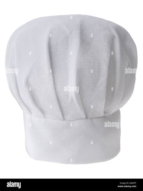 chef hat cut   white background stock photo alamy