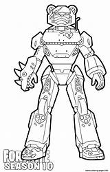 Mecha Colouring sketch template