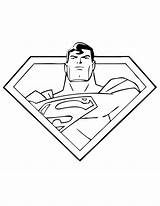 Superman Coloring Logo Pages Printable Print Kids Cool Drawing Color Superhero Boys Book Clipart Symbol Easy Cliparts Sheets Man Super sketch template