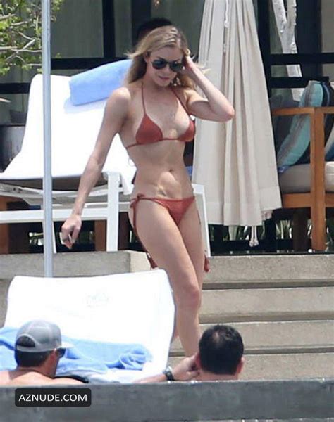 leann rimes in a red bikini at pool in cabo san lucas 22