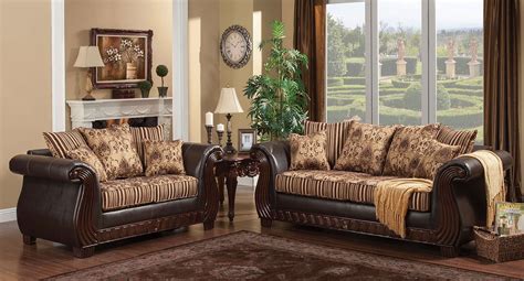 Rutherford Living Room Set Black By Furniture Of America