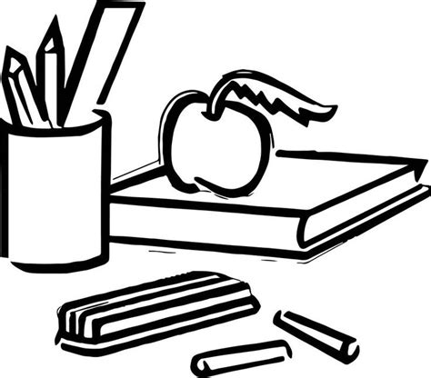misc school objects coloring page santa coloring pages coloring