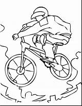 Bmx Coloring Bike Pages Mountain Sports Coloriage Colouring Bicycle Equipment Printable Color Biking Velo Sport Kids Rugby Dessin Children Drawing sketch template