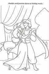Princess Coloring Disney Prince Dancing Books Book sketch template