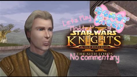 kotor   sith lords modded female lightside jedi atton romance  commentary part
