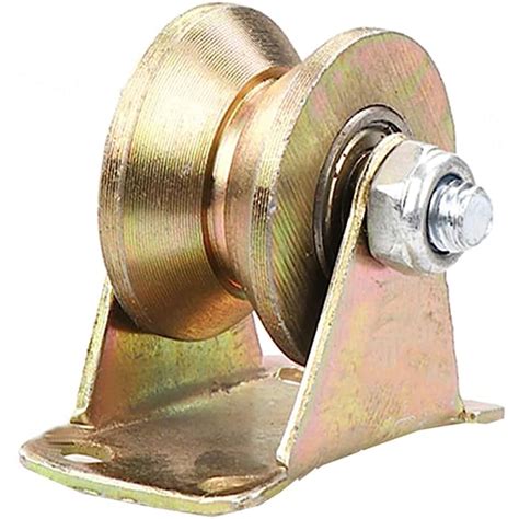 Buy Pack Of 2 Sliding Gate Roller V Groove Steel Caster Wheel Heavy