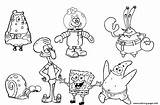 Spongebob Coloring Pages Printable Characters Book Cartoon Drawings Color Choose Board Google sketch template