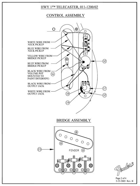 fender guitar telecaster wiring diagrampdf musical instruments guitar family instruments