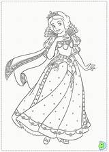 Coloring Princess Christmas Pages Disney Colouring Popular sketch template