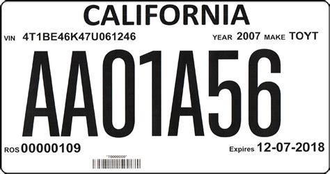 printable temporary license plate california printable world holiday