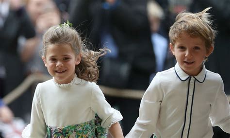 robbie williams daughter teddy seen for first time at princess eugenie s wedding and she s