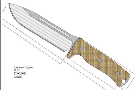 printable knife templates