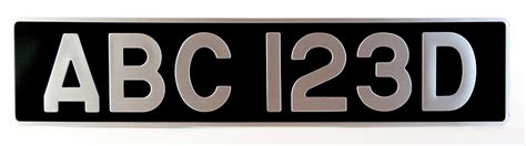 classic number plates plate styles