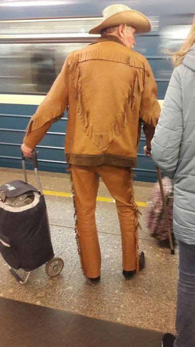 Fashion Gets Really Weird On The Russian Metro 29 Pics