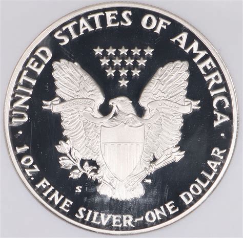 proof american silver eagle dollar  hyatt coins