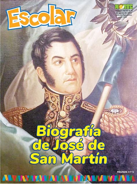 Biografía De José De San Martín Suplementos Norte Chaco