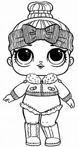Lol Coloring Doll Pages Dolls Cozy Rocks Winter Cute Sheets Color Printable Print Drawing Barbie Kids Queen Adult Crystal Choose sketch template
