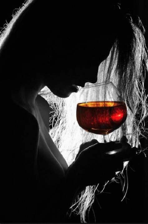 Silhouette N Red Winered Wine Red Wine Woman Wine