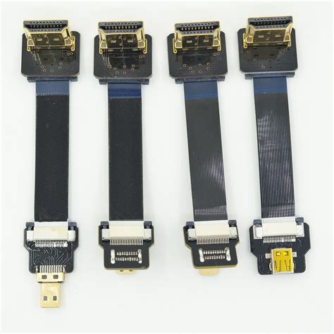 microhdmi  hdmi fpv cable micro hdmi flexible flat fpc connector cables  gh gopro bmpcc