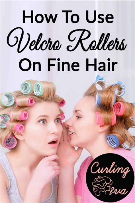 velcro rollers are “self gripping” with fine thin hair