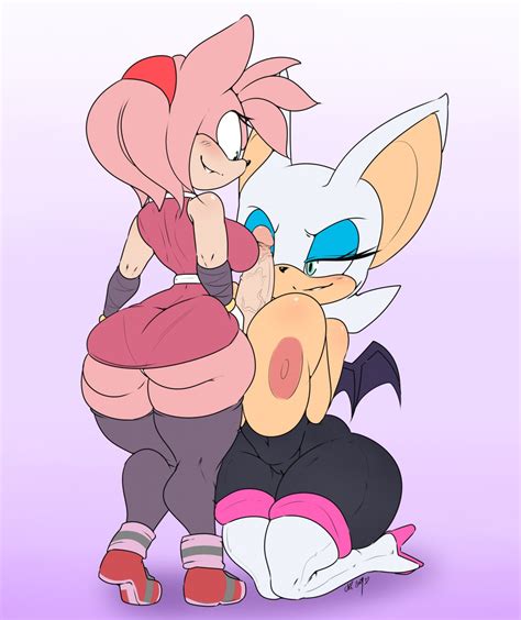 Rule 34 Amy Rose Anthro Anthrofied Big Breasts Breasts
