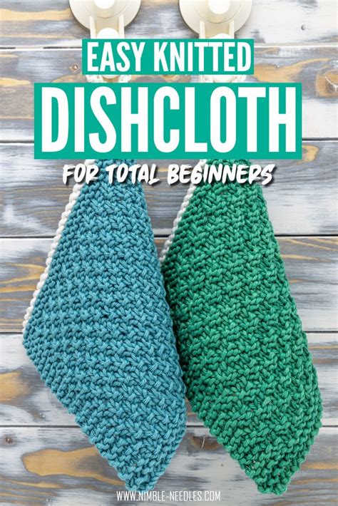 pride knit dishcloth  pattern simple knit washcloth easy beginner