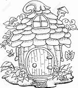 Colouring Tale Fiaba Scarabocchio Doodle Sveglia Funghi Mushroom Paddestoelen Huis Schiet Grond Leuke Mushrooms Mystical Fées Deviantart Colorear Fée Mano sketch template