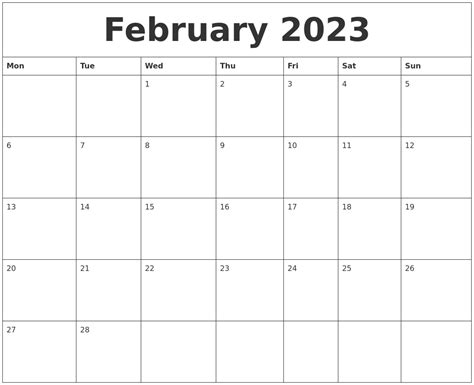 february  calendar printable printable word searches